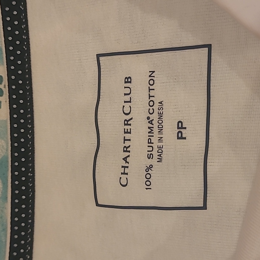 100% Cotton Tee Charter Club  sz women's PP - Picture 4 of 9